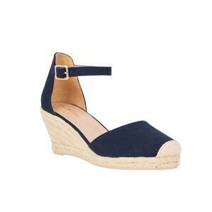 GUC TALBOTS LYNDSAY ESPADRILLE WEDGES -
CANVAS - SIZE 6.5